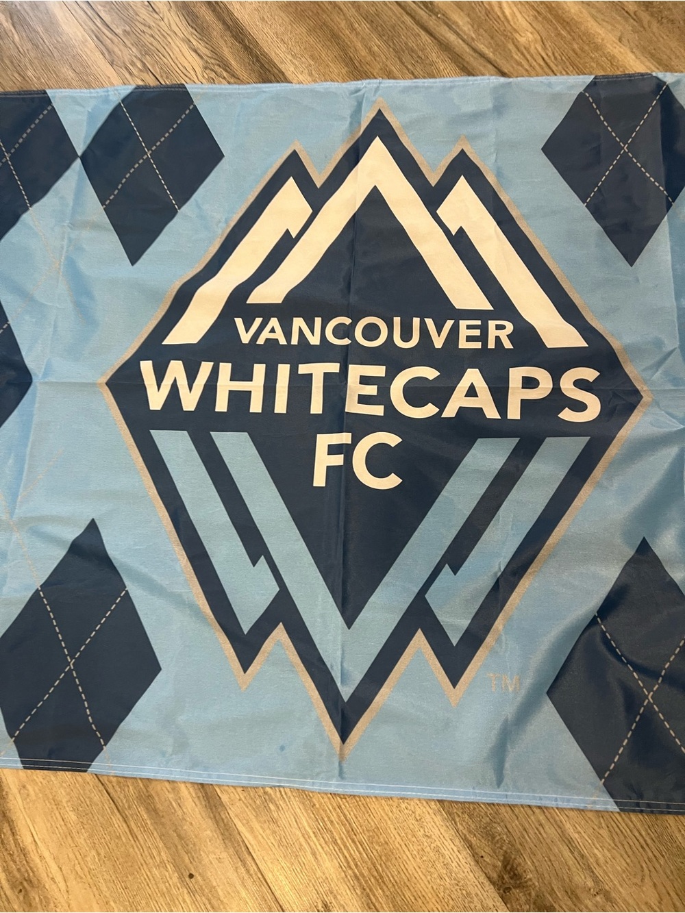 Vancouver Whitecaps MLS Large Soccer  Sign Flag 60 in x 35 in Large 2013 - Picture 2 of 6